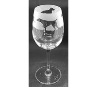 German Shorthaired Pointer Frieze Boxed 35cl Wine Glass