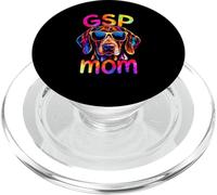 German Shorthaired Pointer Mom Colorful Pop Art GSP Mom PopSockets PopGrip for MagSafe