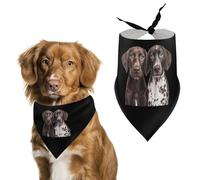 German Shorthaired Pointers Funny Dog Bandanas Cute Triangle Cat Pet Scarf Bib for Holiday Party Gift
