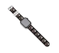 German Shorthaired Pointers Printed Silicone Watch Band Compatible with IWatch Waterproof Soft Replacement Strap 42mm/44mm