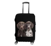 German Shorthaired Pointers Printed Suitcase Covers Cute Luggage Cover Protector Fit 19 to 32 Inch XL