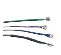 German Silver Wound Cello Strings Set with Steel Core, C-G-D-A for 4/4 and 3/4 Full Size Violoncello, Color-Coded Silking, Includes Sto