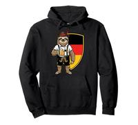 German Sloth Lederhosen Oktoberfest Beer Pullover Hoodie