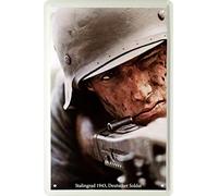 German Soldier War German Reich 230 Tin Retro Metal Wall Plaque 20 x 30