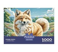 German Spitz 1000 Piece Paper Jigsaw Puzzle Color Challenge Creative Jigsaw Puzzles Watercolor Anime Art Puzzle For Adults And Kids Gifts 70x50cm/1000pcs