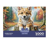 German Spitz 1000 Pieces Jigsaw Puzzles Engaging Home Decoration Jigsaw Puzzles Unique Puzzle Gift for Adults & Families 70x50cm/1000pcs