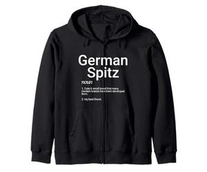 German Spitz Breed Definition Cute Puppy German Spitz Dogs Zip Hoodie