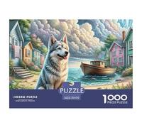 German Spitz Jigsaw Puzzle Adult And Children Educational Games Gifts Fun Activity for Home Birthday Jumbo Age 12+ for Adults 70x50cm/1000pcs