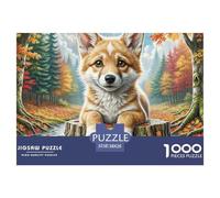 German Spitz Jigsaws 1000 Piece Puzzle Challenge High Difficulty Impossible Wall Decor for Adults Kids 38x26cm/1000pcs