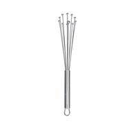 German Standard 10.6 Inch Ball Whisk, 1 Dishwashable Kitchen Whisk - Ergonomic Handle, Durable, Stainless Steel Manual Egg Beater, Suitable for Whisking, Stirring, Mixing, Beating