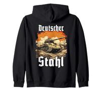 German Steel | Panther Tank Soldiers T Tank Driver Zip Hoodie