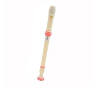 German Style 6 Hole Soprano Recorder In C Major (Pink) Beginner Woodwind Instrument For Adults Recorder