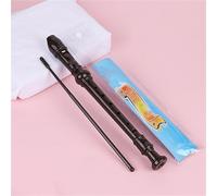 German Style 8 Hole Soprano Recorder (Key Of C) Beginner Wind Instrument Recorder(Black)