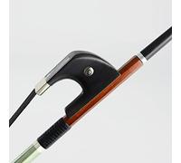 German Style Brown Pernambuco Stick Bass Bow 3/4 Size 800BGB VINGOBOW Master Level Parisian Eyes Ebony Frog Well Balanced Deep Powerful Tone Premium Natural Black Horse Hair