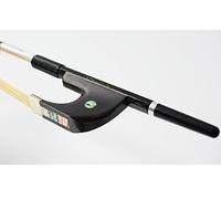 German Style Diamond Carbon Fiber Bass Bow 4/4 Size 130BG VINGOBOW Concert Level Parisian Eyes Ebony Frog Well Balanced Sweet Sound Natural Horse Hair