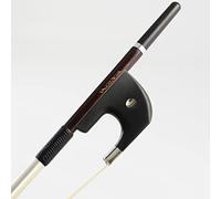 German Style Golden Diamond Carbon Fiber Bass Bow 4/4 Size 140BG VINGOBOW Master Level Parisian Eyes Ebony Frog Well Balanced Sweet Sound Mongolian Horse Hair