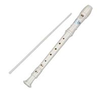 German Style Professional Grade 8 Hole Recorder (Key Of C) Beginner Instrument Recorder(White)