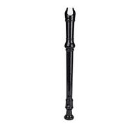 German Style Soprano Recorder Key of G Descant w/Cleaning Rod Black, 32.5x3 cm