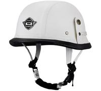 German Style Vintage Motorcycle Jet Helmet, DOT/ECE Approved Open Face Motorbike Helmet, Retro Half Helmet, with Sun Visor and Removable inner, for Adult Men Women M~XXL 8,M