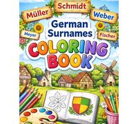 German Surnames Coloring Book