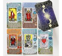German Tarot Cards - Tarot Cards for Beginners with Meanings on the Cards - Yes or No, Astrology, Planets and Chakras - No Manual Required (Spanish)