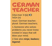German Teacher Gifts: Lined Notebook Journal Diary Paper Blank, an Appreciation Gift for German Teacher to Write in (Volume 4)
