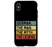 German The Man The Myth The Legend Funny Personalized Quote Case for iPhone X/XS