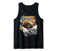 German Tiger Panzer WW II Panzerkampfwagen 6 Soldiers Tank Top