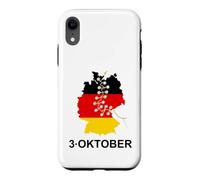 German Unity Day Vintage 90s Germany 3 Oktober 1990 October Case for iPhone XR