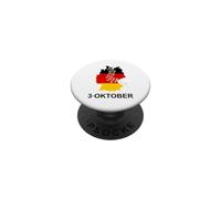 German Unity Day Vintage 90s Germany 3 Oktober 1990 October PopSockets Adhesive PopGrip