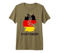 German Unity Day Vintage 90s Germany 3 Oktober 1990 October Premium T-Shirt