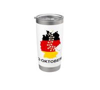 German Unity Day Vintage 90s Germany 3 Oktober 1990 October Stainless Steel Insulated Tumbler