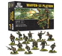 German Waffen SS Infantry - 28mm Scale Plastic Miniatures for Bolt Action | Highly Detailed World War 2 Miniatures by Warlord Games