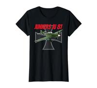 German Warplane WW2 Junkers Ju 87 Stuka Dive-Bomber Kids Boy Value Graphic T-Shirt, Women, Black, L