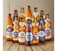 German Wheat Beer Mixed Case - 12 x 500ml Bottles (Weissbier Selection) - Paulaner, Erdinger, Schneider, Augustiner, Maisel & Rothaus