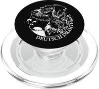 German Wirehaired Hunting Dog Hunter Dog Portrait Hunting Dogs PopSockets PopGrip for MagSafe