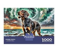 German Wirehaired Pointer 1000 Pieces Eco-friendly Paper Puzzle Premium Jigsaw Puzzle Adorable Pet Stress Releasing Family Game Jigsaw For Adults And Kids 70x50cm/1000pcs
