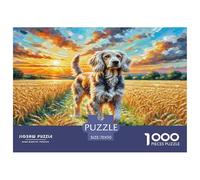 German Wirehaired Pointer 1000 Pieces Portable Jigsaw Puzzle Age 3+ Quirky, Abstract Design, Fun Details, Educational, Challenging 70x50cm/1000pcs