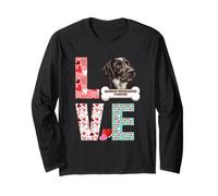 German Wirehaired Pointer Love Dog Lover Puppy Dog Owner Long Sleeve T-Shirt