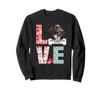 German Wirehaired Pointer LOVE Dog Lover Puppy Dog Owner Sweatshirt