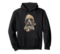 German Wirehaired Pointer ukulele Beanie Y2K Aesthetic Pullover Hoodie