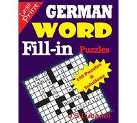 GERMAN Word Fill-in Puzzles: Volume 1