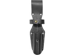 German WWII 98K Bayonet Leather Frog with Securing Loop - Historical WWII Military Accessory (Black)