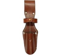 German WWII 98K Bayonet Leather Frog with Securing Loop - Historical WWII Military Accessory (Brown)