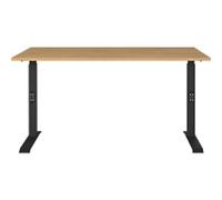 GERMANIA AGENDA Height Adjustable Desk Oak 1,400 (W) x 800 (D) x 910 (H) mm