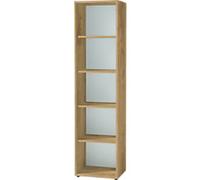 GERMANIA Chipboard Bookcase 4 Shelves 500 x 370 x 1,960 mm Oak