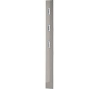 GERMANIA Coat Rack Panel 3255-186 3 Hooks Wallmount 15 x 4 x 170 cm Stone grey