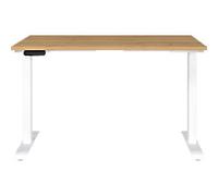 Germania Electronically Height Adjustable Sit Stand Desk Rectangular Grandson-oak repro T-Foot 1,200 (W) x 800 (D) x 1,200 (H) mm Cardboard Metal