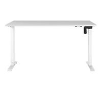 Germania Electronically Height Adjustable Sit Stand Desk Rectangular Lightgrey T-Foot 1,400 (W) x 800 (D) x 1,200 (H) mm Cardboard Metal