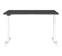 GERMANIA GW-Mailand Height Adjustable Office Desk Oak C-Foot 1,400 (W) x 800 (D) x 910 (H) mm Chipboard, Metal